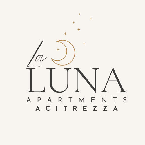 LaLuna Apartments Logo with a moon and text LaLuna Apartments Logo with a moon and text